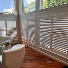Low-Maintenance Wide Panel Composite Plantation Shutters on Caddyshack Cir in St. Louis, MO 2