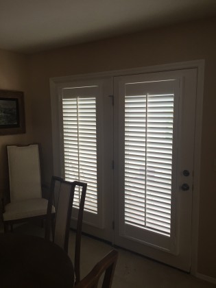 Shutters over French Doors