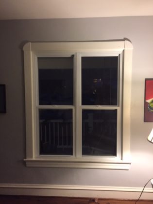 double windpw with existing trim