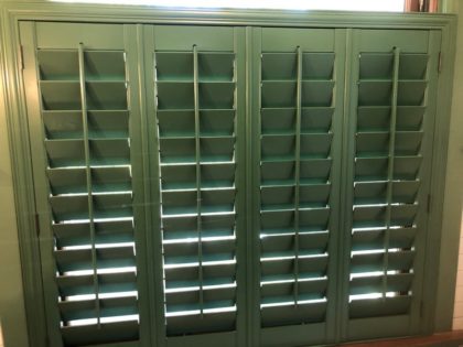 Custom Painted Plantation Shutters on Hawthorne Blvd in St. Louis, MO